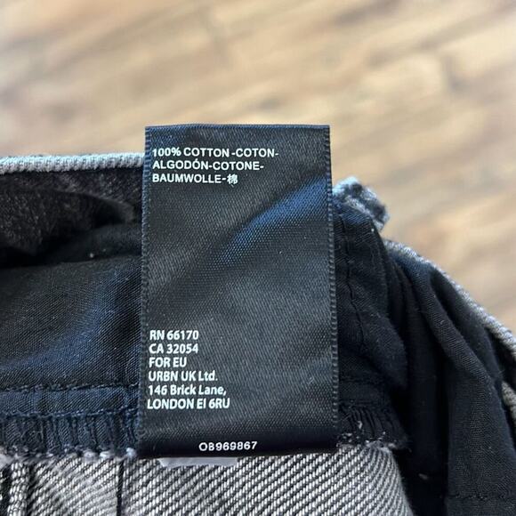 Urban Outfitters BDG size 28 gray jeans Slim Straight - Picture 5 of 5